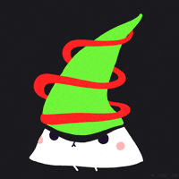 每日GIF(2020-12-16)的gif-Christmas Tree GIF by Cindy Suen