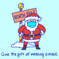 每日GIF(2020-12-16)的gif-Stay Home Merry Christmas GIF by INTO ACTION