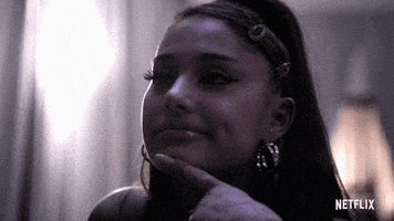 每日GIF(2020-12-16)的gif-Ariana Grande Thinking GIF by NETFLIX
