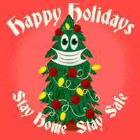 每日GIF(2020-12-17)的gif-Stay Home Merry Christmas GIF by INTO ACTION