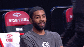 每日GIF(2020-12-17)的gif-Kyrie Irving Smile GIF by NBA