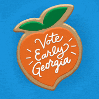 每日GIF(2020-12-18)的gif-Vote Early Georgia Peach GIF by Creative Courage
