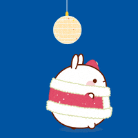 每日GIF(2020-12-20)的gif-Happy New Year GIF by Molang