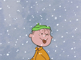 每日GIF(2020-12-20)的gif-Charlie Brown Snow GIF