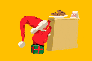 每日GIF(2020-12-21)的gif-Santa Claus GIF by GIPHY Studios Originals