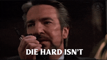 每日GIF(2020-12-21)的gif-Alan Rickman Christmas GIF by Death Wish Coffee