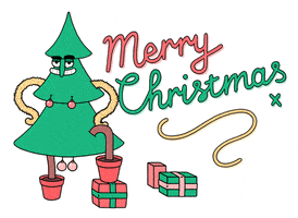每日GIF(2020-12-21)的gif-Merry Christmas GIF by Damien Weighill
