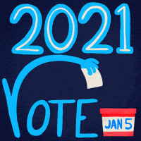 每日GIF(2020-12-24)的gif-Blue Wave Vote GIF by Creative Courage