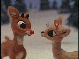 每日GIF(2020-12-25)的gif-Rudolph The Red Nosed Reindeer Christmas GIF