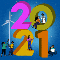 每日GIF(2020-12-29)的gif-Stay Home New Year GIF by INTO ACTION