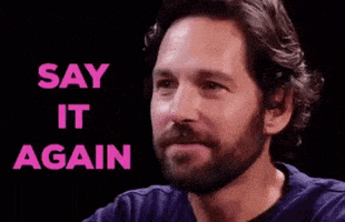 每日GIF(2020-12-29)的gif-Say It Again Paul Rudd GIF by MOODMAN