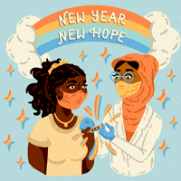 每日GIF(2020-12-31)的gif-Stay Home New Year GIF by INTO ACTION