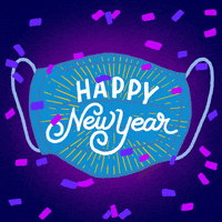 每日GIF(2021-01-01)的gif-New Year Mask GIF by INTO ACTION