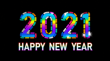 每日GIF(2021-01-02)的gif-New Year Typography GIF by Omer Studios