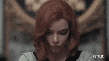 每日GIF(2021-01-02)的gif-The Queens Gambit GIF by NETFLIX