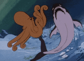 每日GIF(2021-01-03)的gif-Art Shark GIF