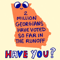 每日GIF(2021-01-06)的gif-Election Day Runoff GIF by Creative Courage