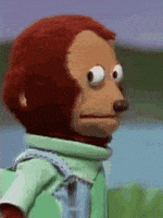 每日GIF(2021-01-07)的gif-Suspicious Monkey GIF by MOODMAN