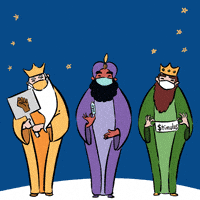 每日GIF(2021-01-07)的gif-Reyes Magos Mexico GIF by INTO ACTION