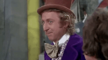 每日GIF(2021-01-08)的gif-Willy Wonka Reaction GIF
