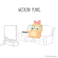 每日GIF(2021-01-10)的gif-Watching Sunday Afternoon GIF by SLOTHILDA