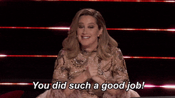 每日GIF(2021-01-10)的gif-Ashley Tisdale Good Job GIF by The Masked Dancer