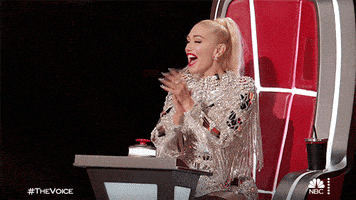 每日GIF(2021-01-11)的gif-Gwen Stefani Applause GIF by The Voice