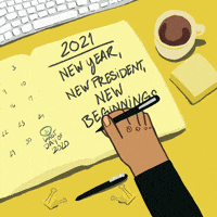 每日GIF(2021-01-14)的gif-Journaling New Year GIF by Creative Courage