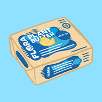 每日GIF(2021-01-14)的gif-Plant Power Vegan GIF by Flora Plant Butter