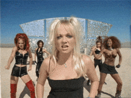 每日GIF(2021-01-22)的gif-Spice Girls 90S GIF