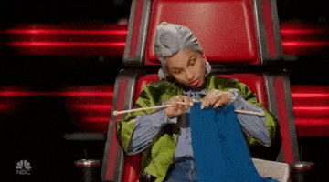 每日GIF(2021-01-23)的gif-alicia keys knitting GIF by The Voice