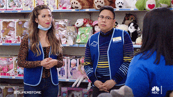 每日GIF(2021-01-24)的gif-Nbc Wear A Mask GIF by Superstore