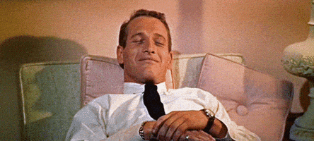 每日GIF(2021-01-27)的gif-Happy Paul Newman GIF