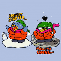 每日GIF(2021-02-02)的gif-Snow Day GIF by GIPHY Studios Originals