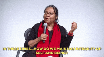 每日GIF(2021-02-04)的gif-Bell Hooks Feminism GIF by Women's History Month