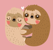 每日GIF(2021-02-05)的gif-Sloths Mjdaluz GIF by Maria Jose Da Luz