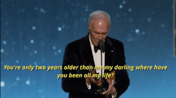 每日GIF(2021-02-06)的gif-Christopher Plummer Oscars GIF by The Academy Awards