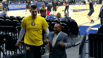 每日GIF(2021-02-07)的gif-Nikola Jokic Dance GIF by NBA