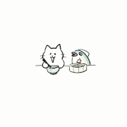 まうまう（mounmou）的gif的gif-わんこうどん