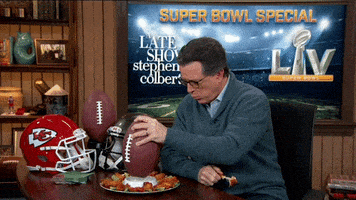 每日GIF(2021-02-08)的gif-Stephen Colbert Chiefs GIF by The Late Show With Stephen Colbert