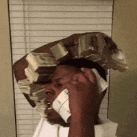 每日GIF(2021-02-09)的gif-Make It Rain Money GIF