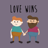 每日GIF(2021-02-10)的gif-Gay Pride Love GIF