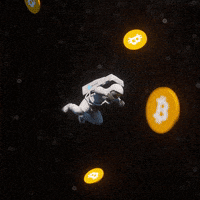 每日GIF(2021-02-10)的gif-Bitcoin Astronaut GIF by Bitrefill