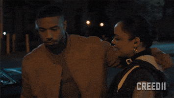 每日GIF(2021-02-10)的gif-Michael B Jordan Love GIF by Creed II