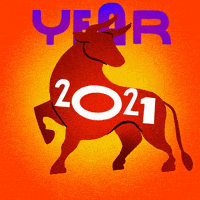 每日GIF(2021-02-12)的gif-Happy New Year Ox GIF by INTO ACTION