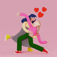 每日GIF(2021-02-12)的gif-3D Love GIF by leanne rule