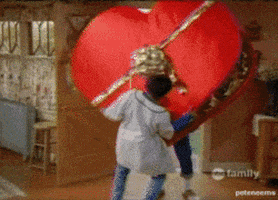 每日GIF(2021-02-15)的gif-Valentines Day Flirting GIF