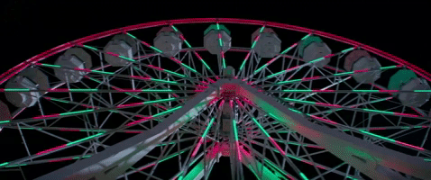 每日GIF(2021-02-15)的gif-Ferris Wheel Carnival GIF by Peppermint