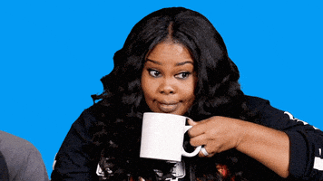 每日GIF(2021-02-16)的gif-Amber Riley Tea GIF