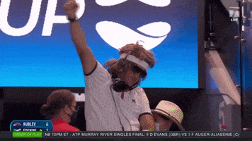 每日GIF(2021-02-22)的gif-Vibing Australian Open GIF by Tennis Channel